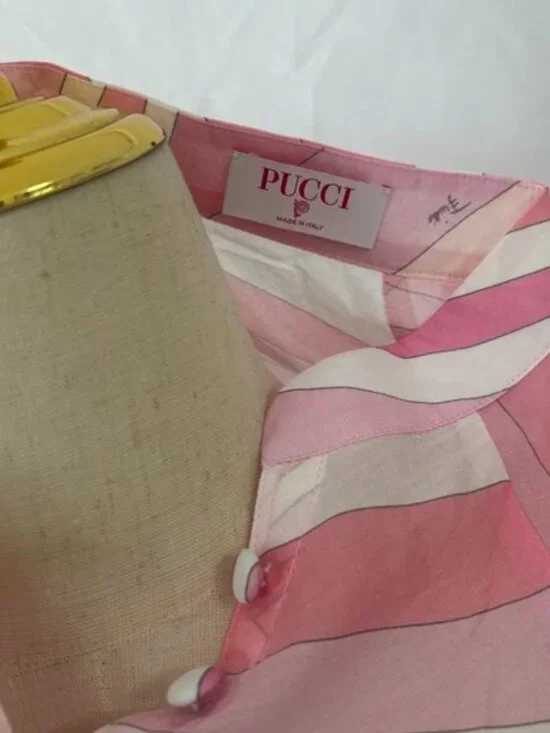 Pucci Abstract pattern cotton kaftan dress - Picture 10 of 11